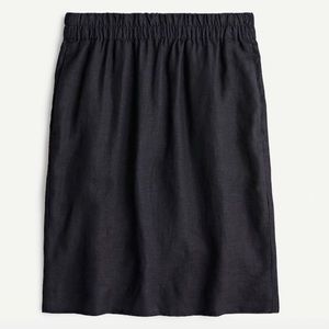 NWT Tall J Crew Linen Pull on Skirt